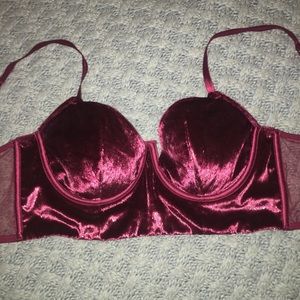 Victoria’s Secret velvet bra